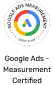 Google ads measurement certified