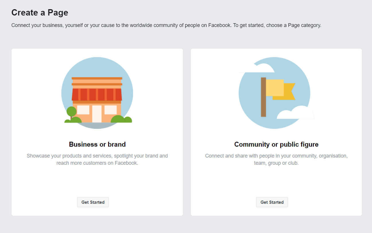 Create A Business Page