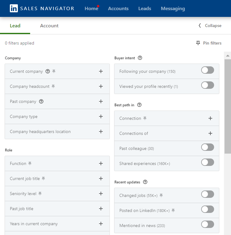 LinkedIn Sales Navigator