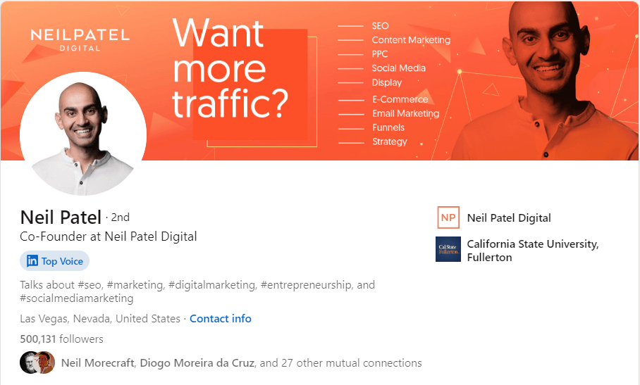 Optimise Your LinkedIn Banner