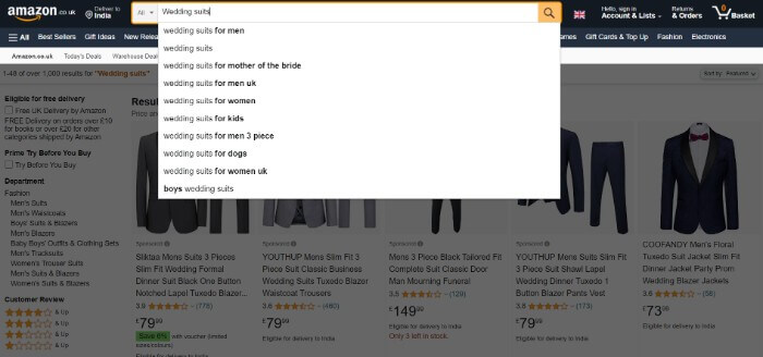 Using Amazon’s Keyword Research