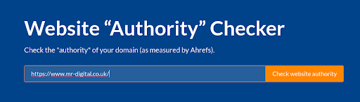 Website Authority Checker