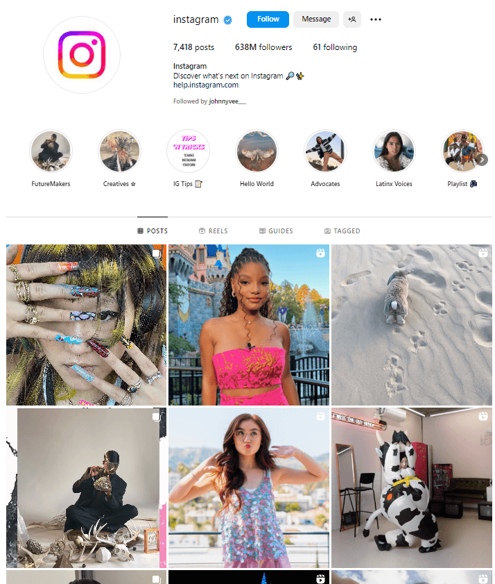 instagram Business Profile