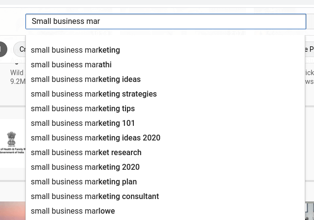 search for the keyword