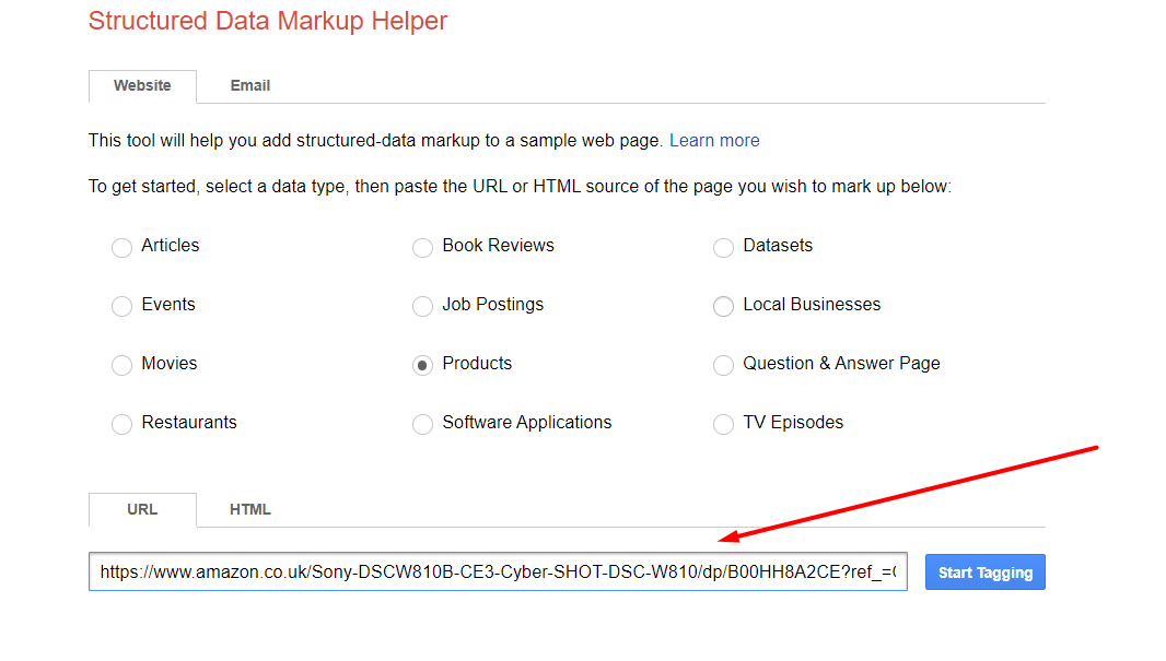 structured Data Markup helper