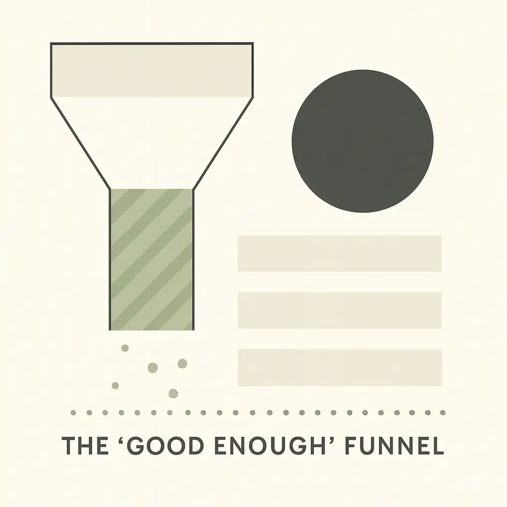The Final Black Hole - The Good Enough Funnel